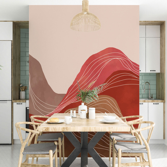 Panoramic Wallpaper - Wall Mural - Boho Desert