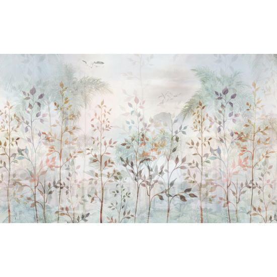 Panoramic Wallpaper - Wall Mural - Branches