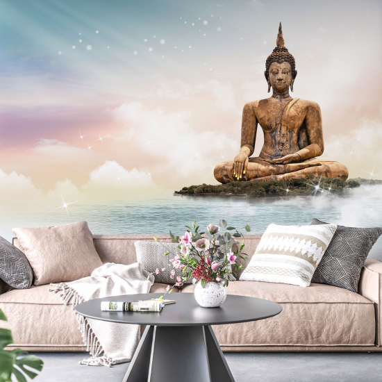 Panoramic Wallpaper - Wall Mural - Buddha