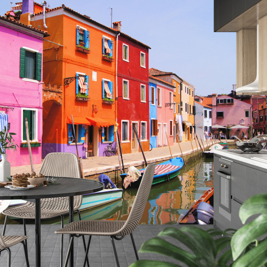 Panoramic Wallpaper - Wall Mural - Burano Island