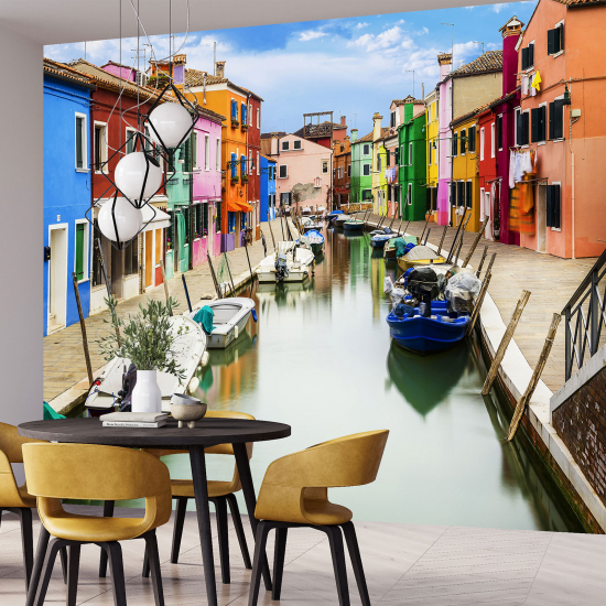 Panoramic Wallpaper - Wall Mural - Burano Island