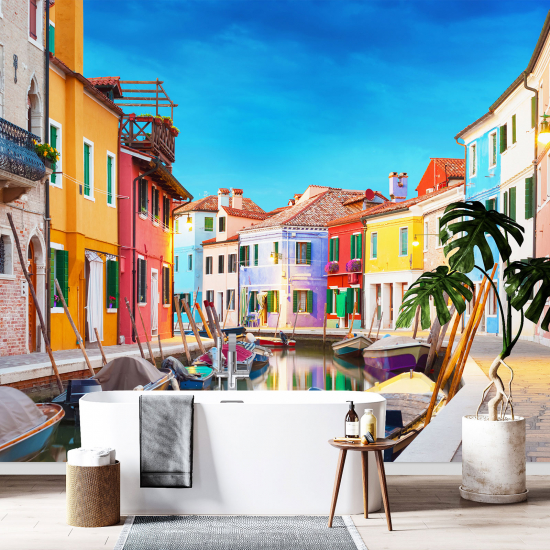 Panoramic Wallpaper - Wall Mural - Burano Island