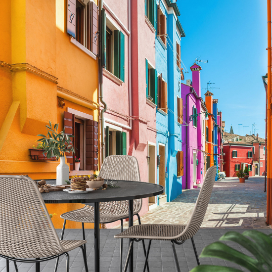 Panoramic Wallpaper - Wall Mural - Burano Island