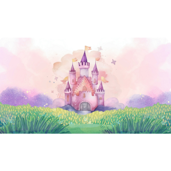 Panoramic Wallpaper - Wall Mural Children - Castle