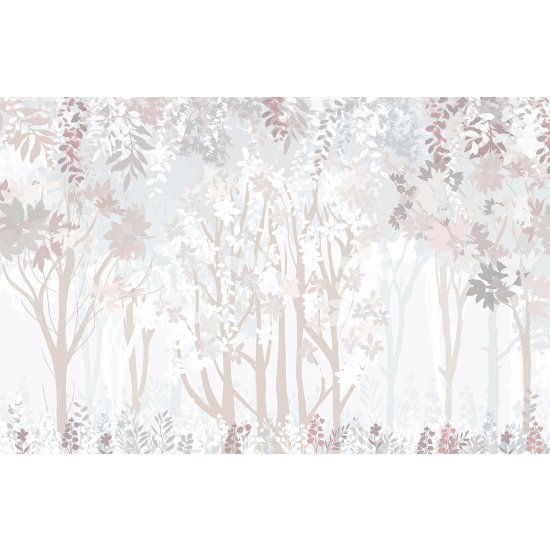 Panoramic Wallpaper - Wall Mural Children - Forest