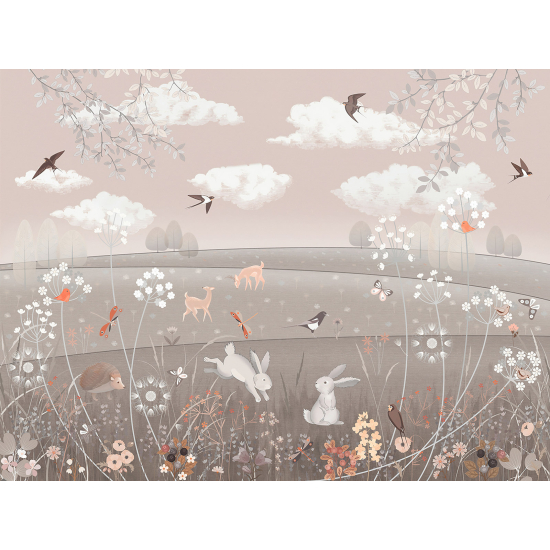 Panoramic Wallpaper - Wall Mural Children - Landscape