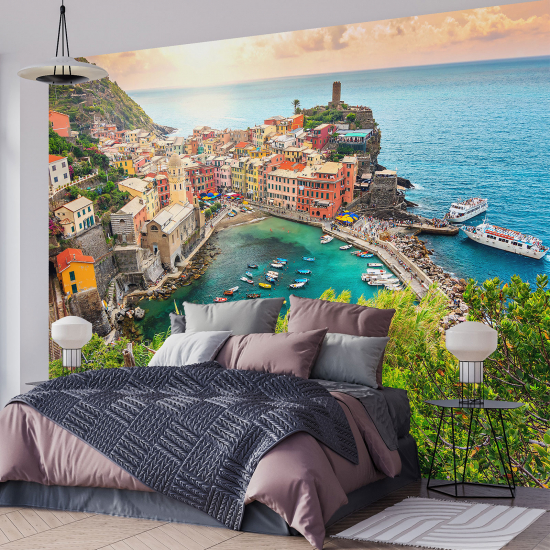 Panoramic Wallpaper - Wall Mural - Cinque Terre Italy