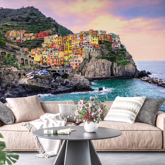 Panoramic Wallpaper - Wall Mural - Cinque Terre Italy