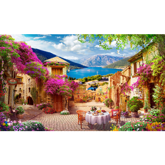 Panoramic Wallpaper - Wall Mural - Como Landscape