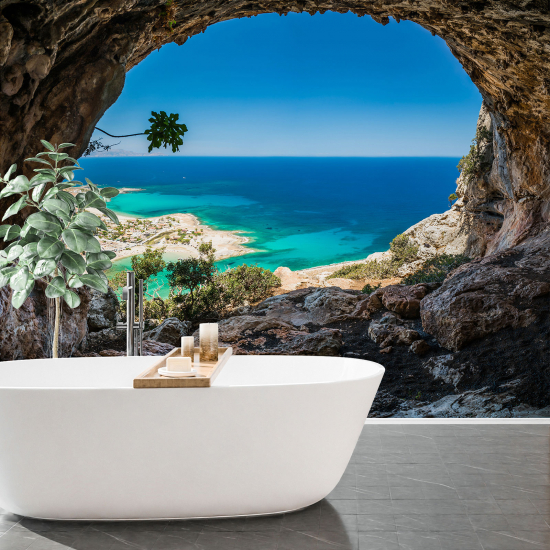 Panoramic Wallpaper - Wall Mural - Crete Greece