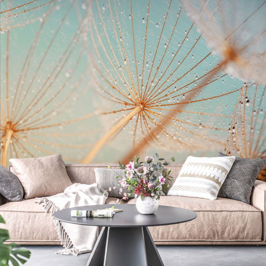 Panoramic Wallpaper - Wall Mural - Dandelions