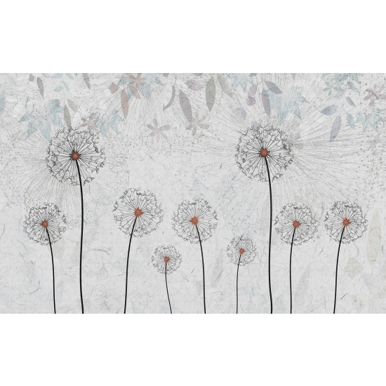 Panoramic Wallpaper - Wall Mural - Dandelions