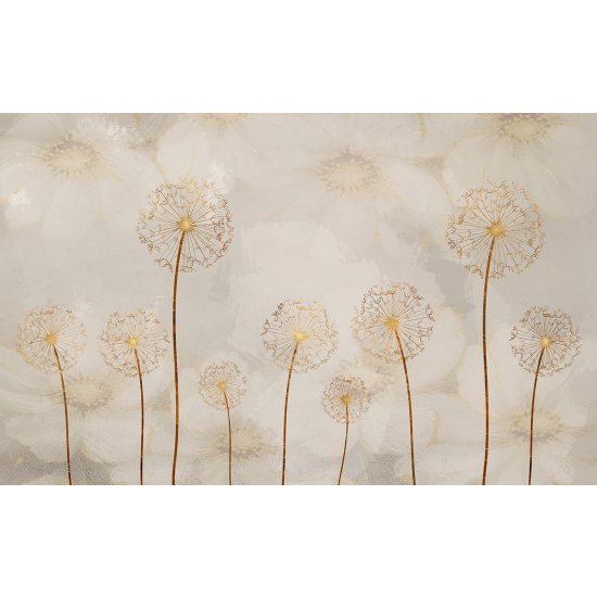 Panoramic Wallpaper - Wall Mural - Dandelions