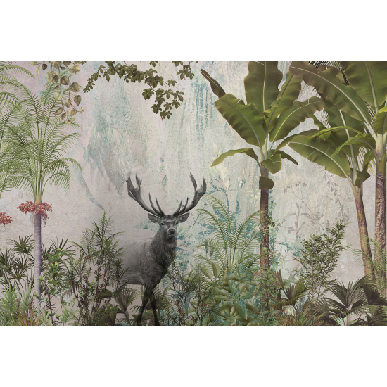 Panoramic Wallpaper - Wall Mural - Deer