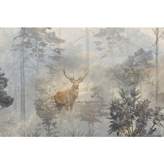 Panoramic Wallpaper - Wall Mural - Deer