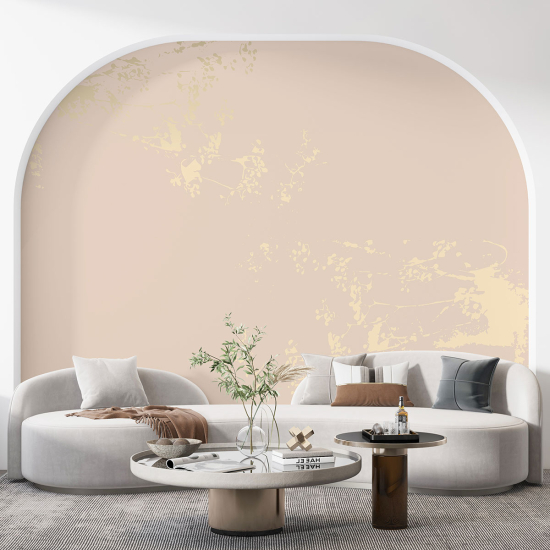 Panoramic Wallpaper - Wall Mural - Design Leaves