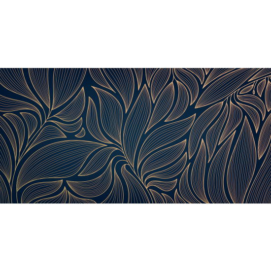 Panoramic Wallpaper - Wall Mural - Design Leaves