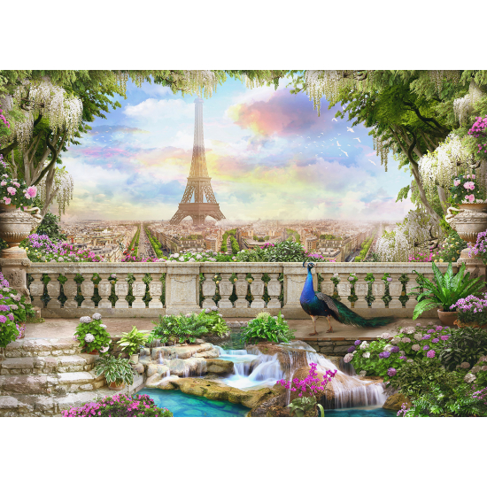 Panoramic Wallpaper - Wall Mural - Eiffel Tower