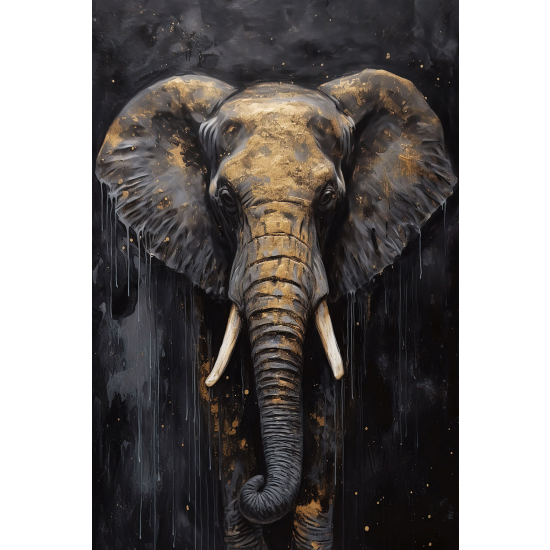 Panoramic Wallpaper - Wall Mural - Elephant