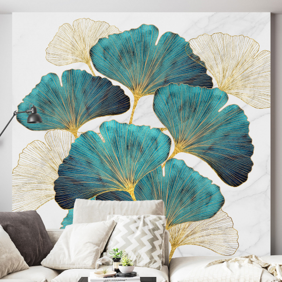 Panoramic Wallpaper - Wall Mural - Flowers