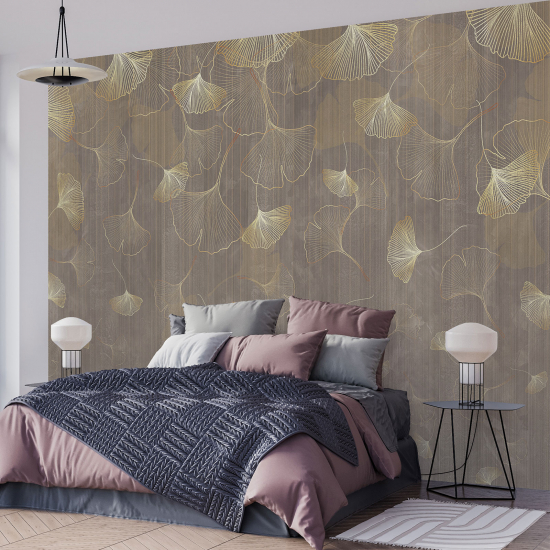 Panoramic Wallpaper - Wall Mural - Flowers