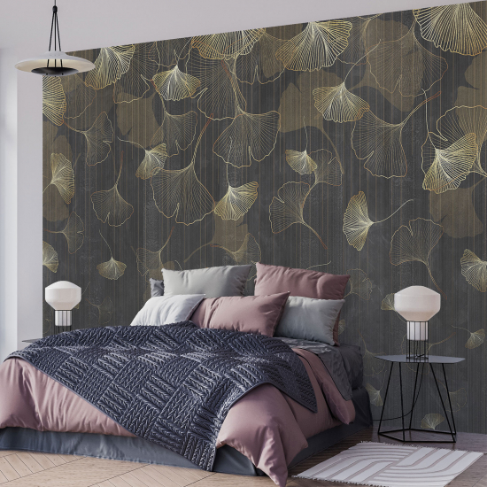 Panoramic Wallpaper - Wall Mural - Flowers