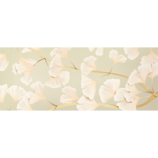 Panoramic Wallpaper - Wall Mural - Flowers