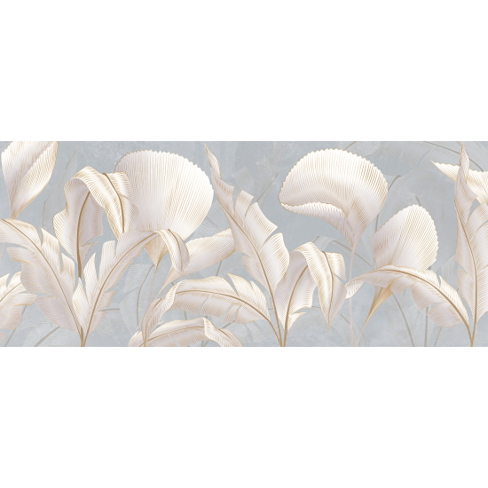 Panoramic Wallpaper - Wall Mural - Flowers