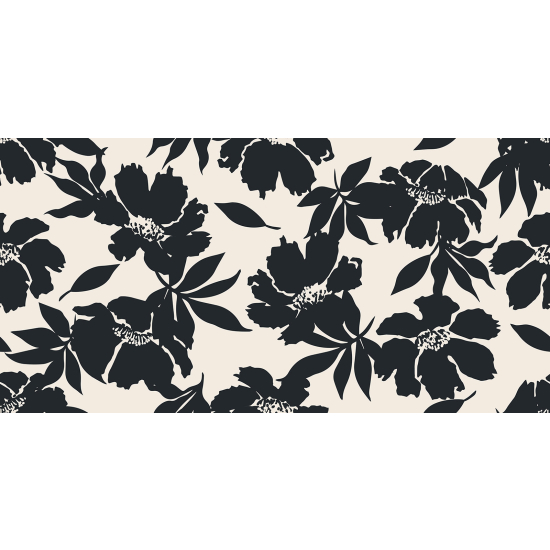 Panoramic Wallpaper - Wall Mural - Flowers