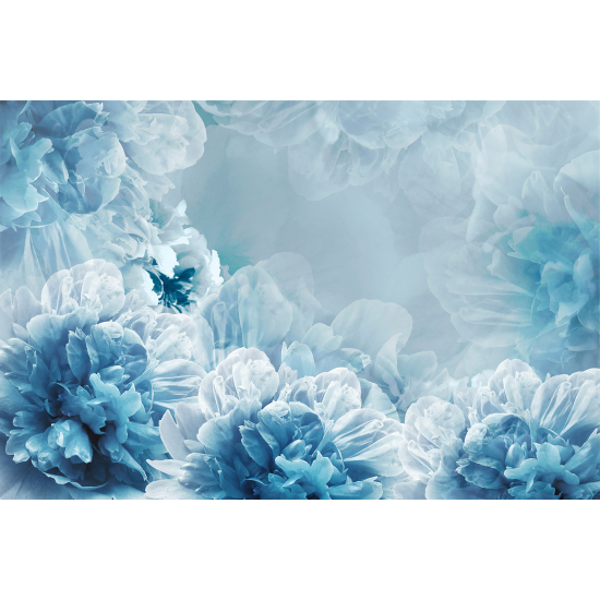 Panoramic Wallpaper - Wall Mural - Flowers