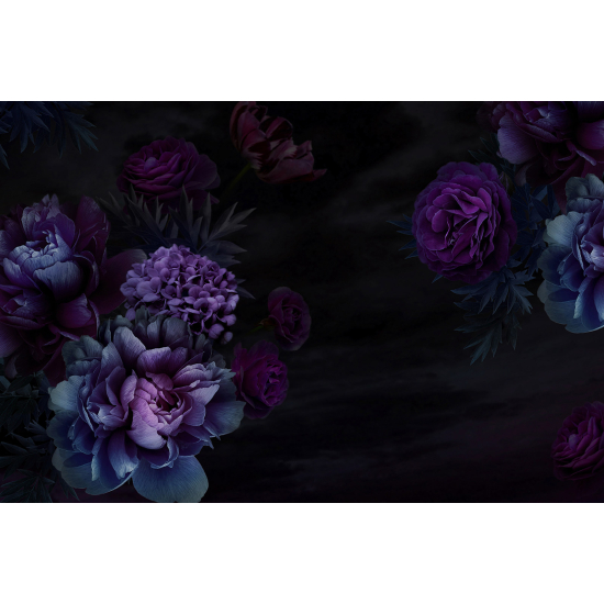 Panoramic Wallpaper - Wall Mural - Flowers