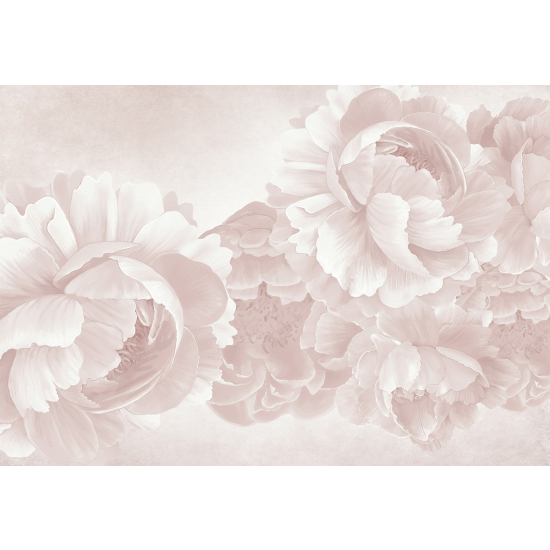 Panoramic Wallpaper - Wall Mural - Flowers