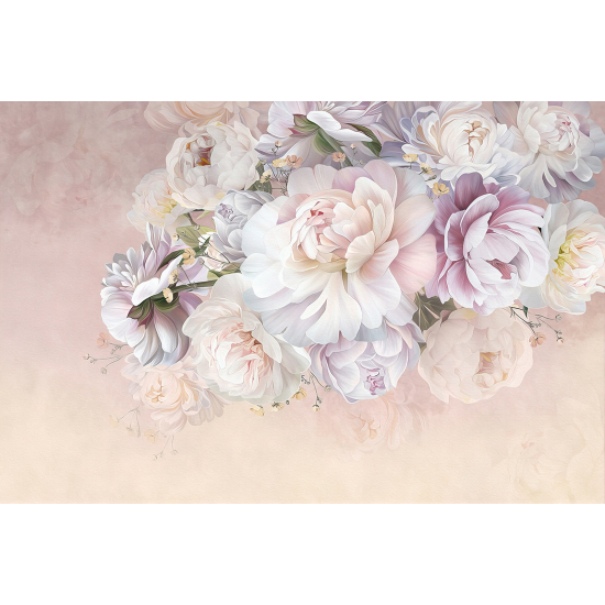 Panoramic Wallpaper - Wall Mural - Flowers