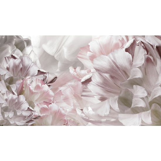 Panoramic Wallpaper - Wall Mural - Flowers