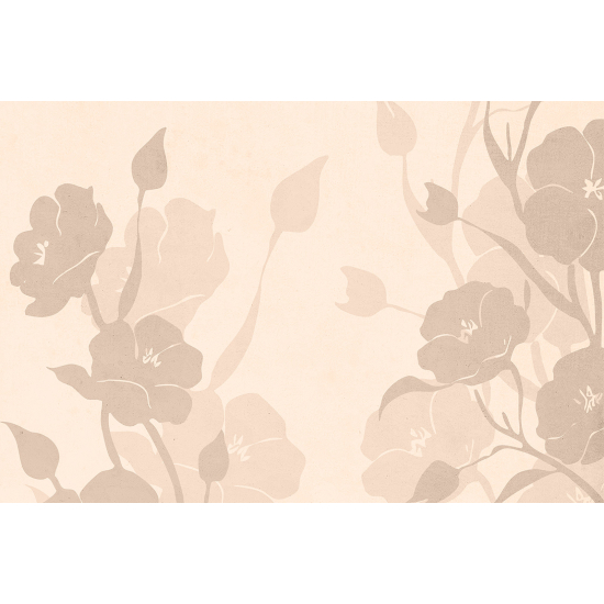 Panoramic Wallpaper - Wall Mural - Flowers