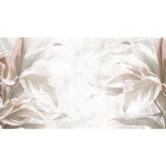 Panoramic Wallpaper - Wall Mural - Flowers