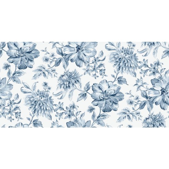 Panoramic Wallpaper - Wall Mural - Flowers