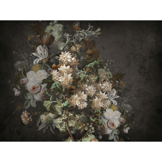 Panoramic Wallpaper - Wall Mural - Flowers