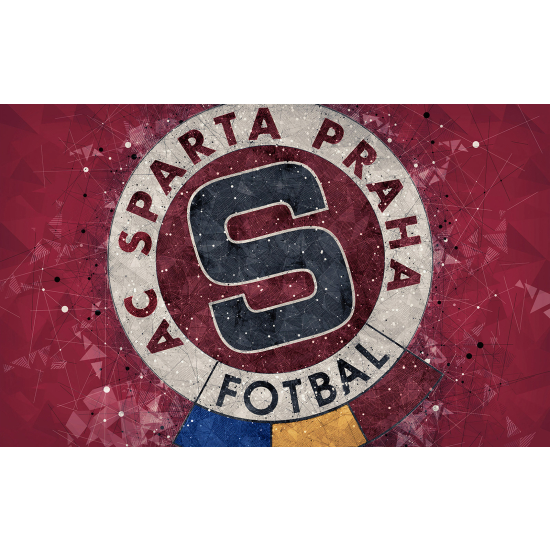 Panoramic Wallpaper - Wall Mural Foot / Football - AC SPARTA PRAHA