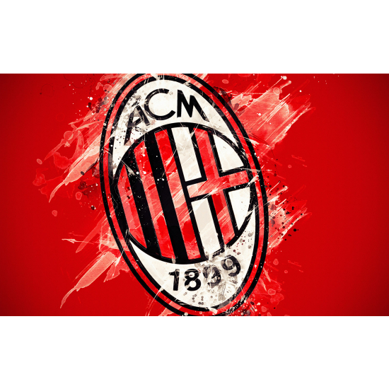 Panoramic Wallpaper - Wall Mural Foot / Football - ACM - AC Milan