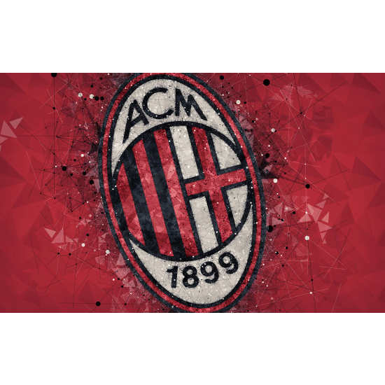 Panoramic Wallpaper - Wall Mural Foot / Football - ACM - AC Milan