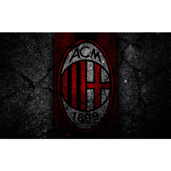 Panoramic Wallpaper - Wall Mural Foot / Football - ACM - AC Milan