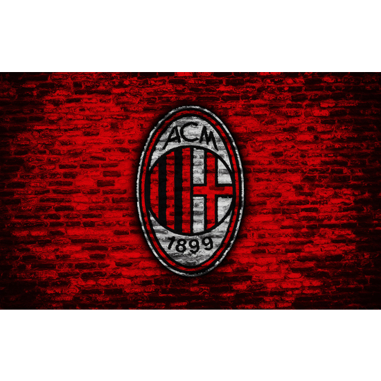 Panoramic Wallpaper - Wall Mural Foot / Football - ACM - AC Milan