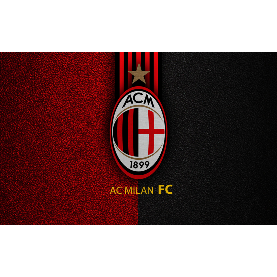 Panoramic Wallpaper - Wall Mural Foot / Football - ACM - AC Milan