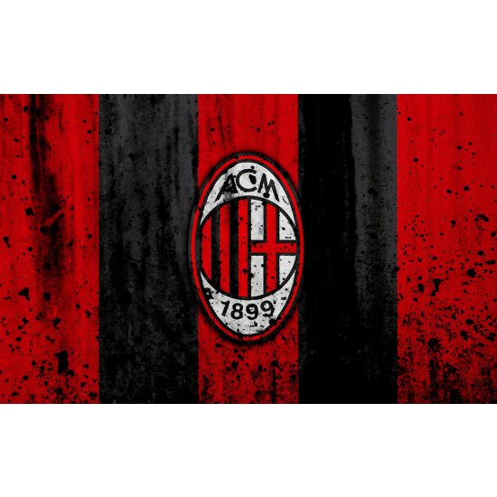 Panoramic Wallpaper - Wall Mural Foot / Football - ACM - AC Milan