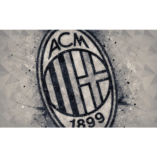 Panoramic Wallpaper - Wall Mural Foot / Football - ACM - AC Milan