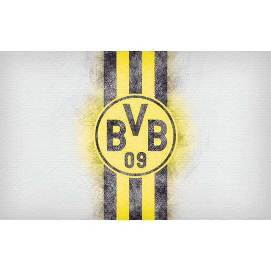 Panoramic Wallpaper - Wall Mural Foot / Football - BVB 09 - Borussia Dortmund