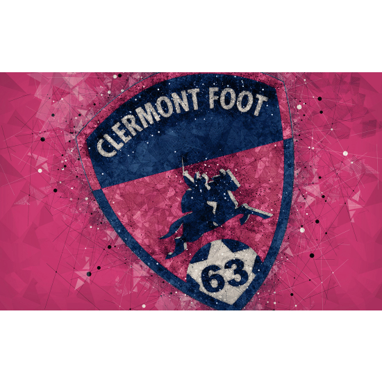 Panoramic Wallpaper - Wall Mural Foot / Football - Clermont Foot