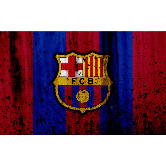 Panoramic Wallpaper - Wall Mural Foot / Football - FCB Barcelona