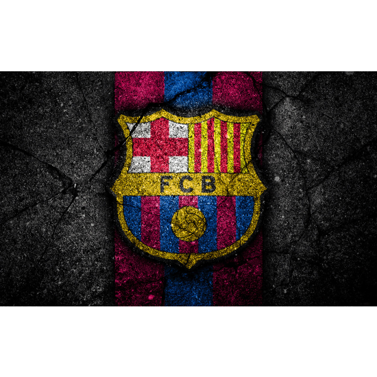 Panoramic Wallpaper - Wall Mural Foot / Football - FCB Barcelona